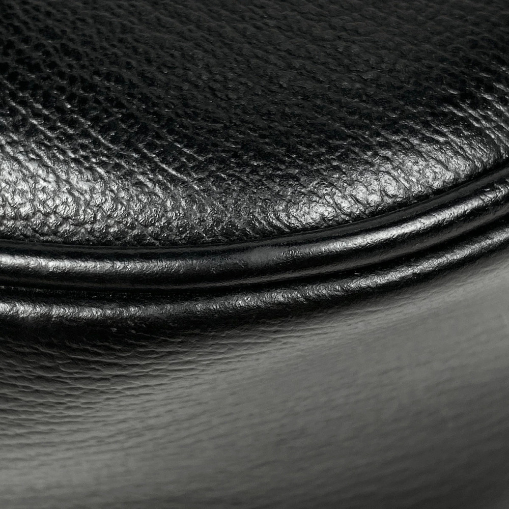 Loewe Velzquez Handbag Shoulder Bag Logo Leather Black Brown - Picture 3 of 7